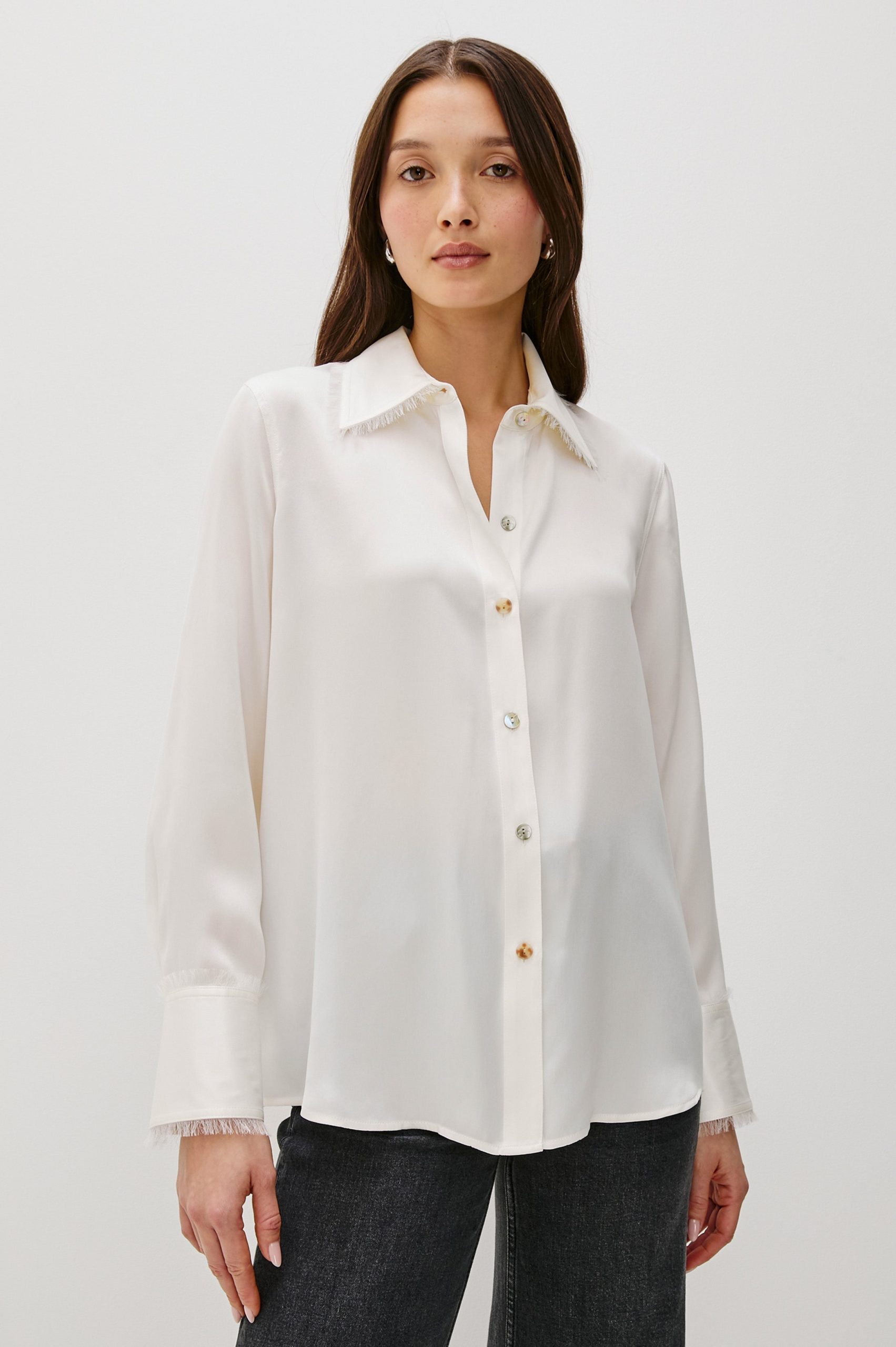ABBEY SHIRT - IVORY