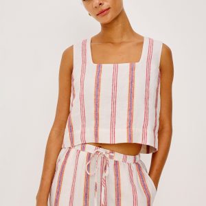 RAILS X GIADZY AKIRA TOP - PRIMAVERA STRIPE