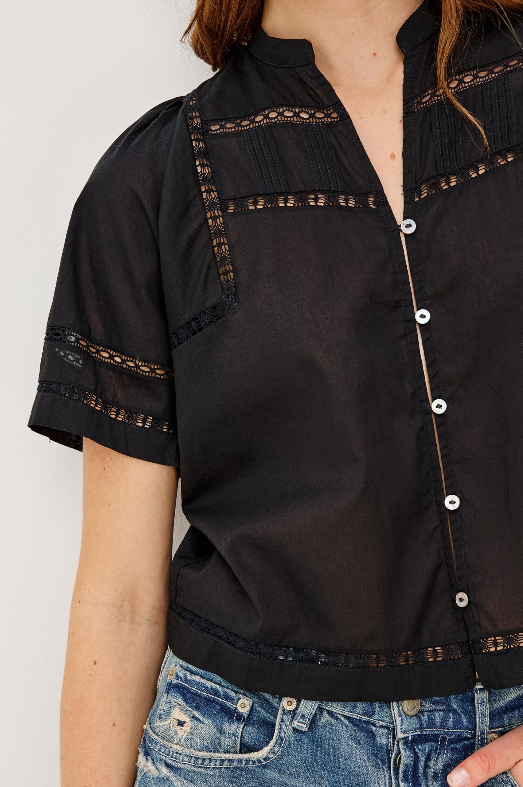 ALANIS SHIRT - BLACK - Image 2