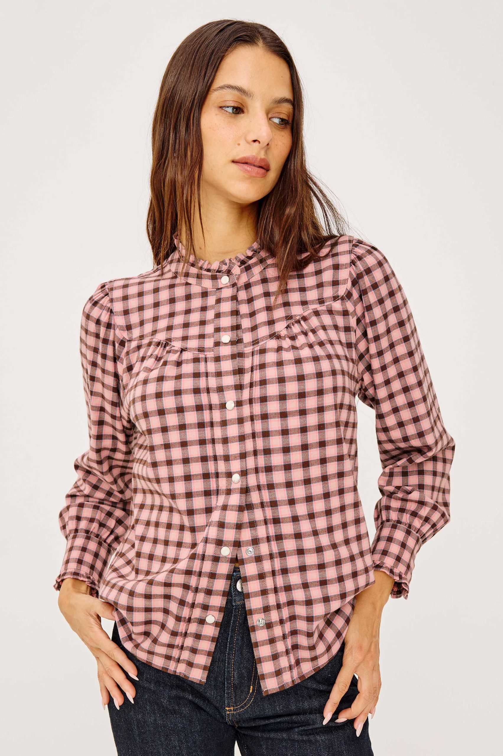 ALANNA SHIRT - GARNET ROSE COBALT - Image 4