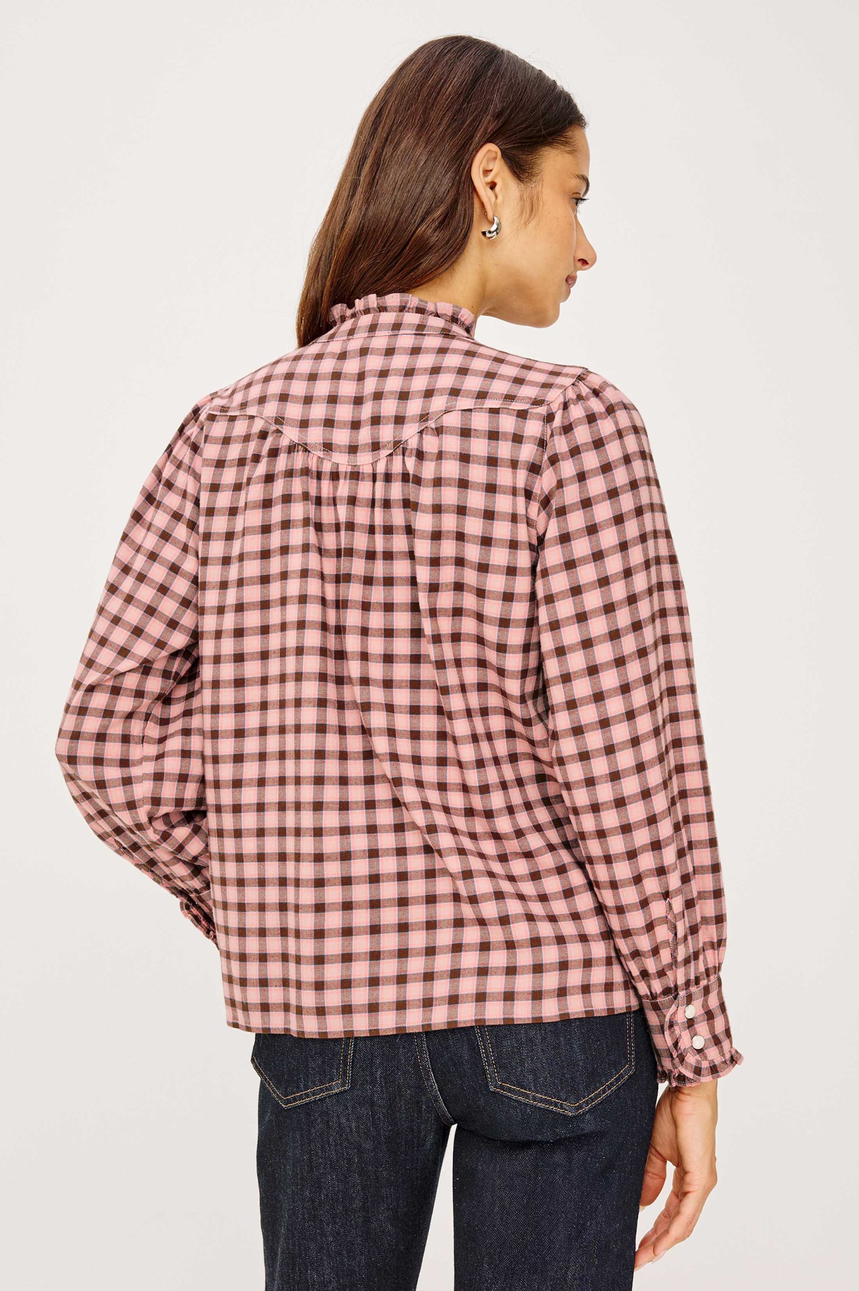 ALANNA SHIRT - GARNET ROSE COBALT - Image 5