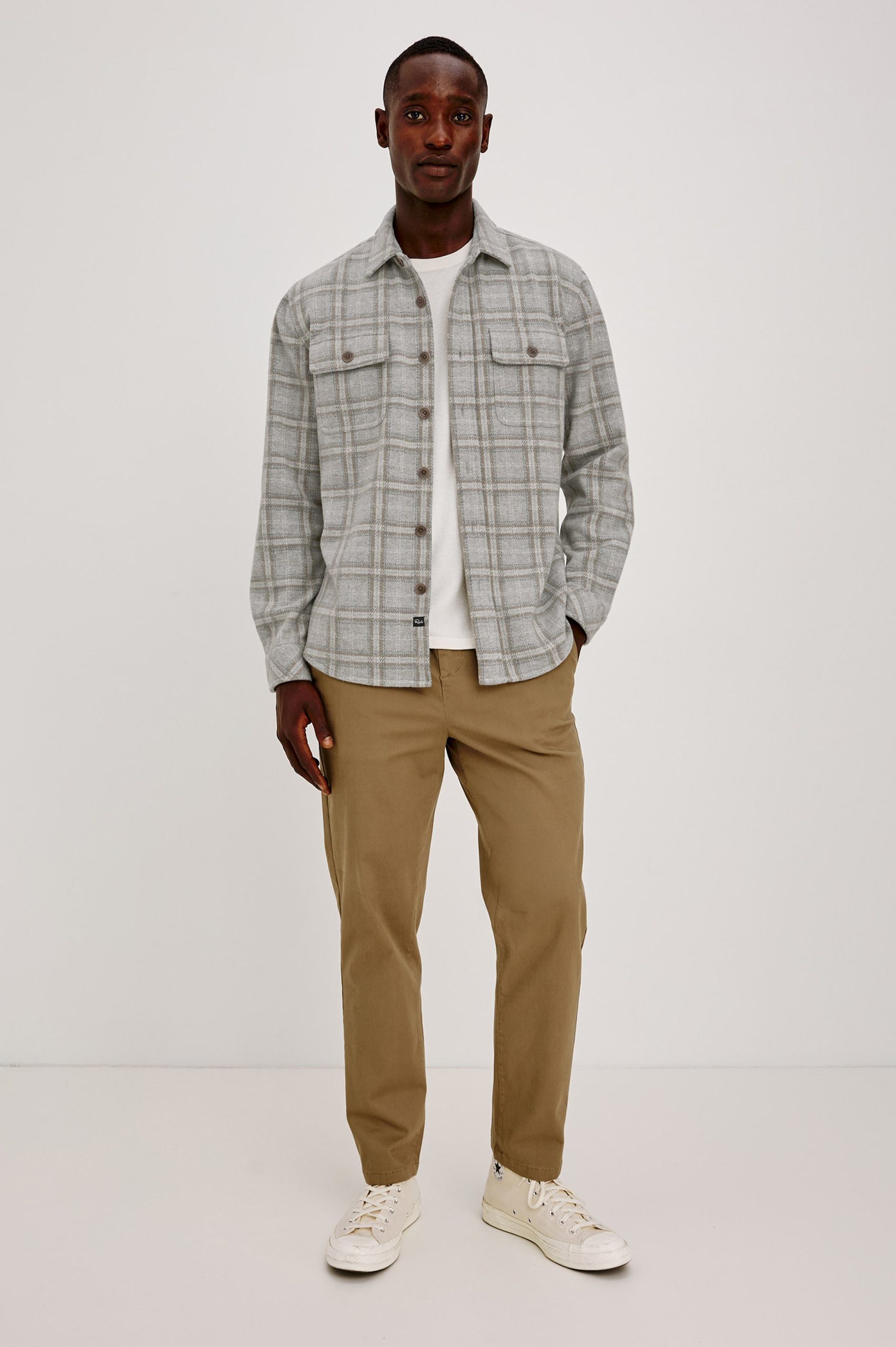 ALDER OVERSHIRT - QUARRY MIST HEATHER - Image 3