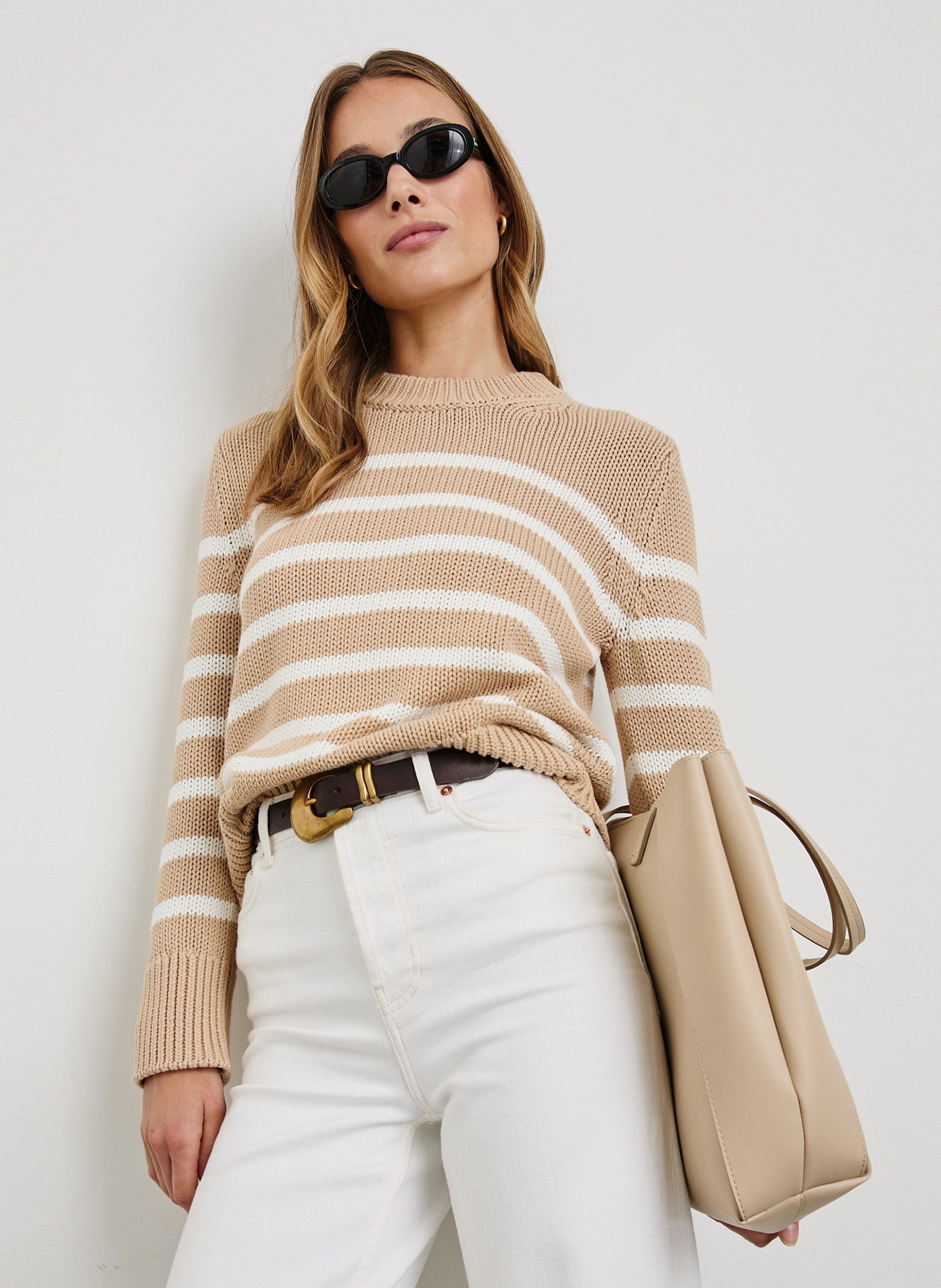 ALISE SWEATER - IVORY BIRCH STRIPE - Image 3