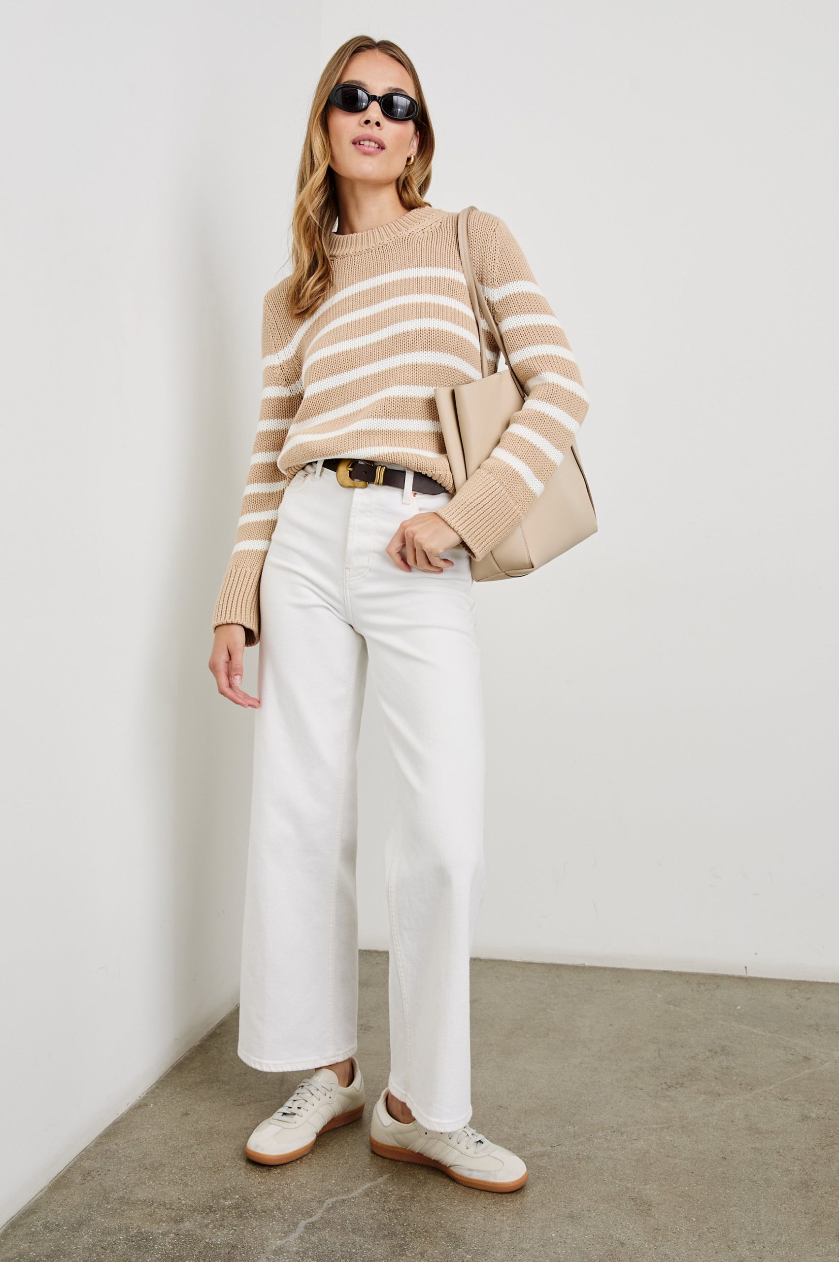 ALISE SWEATER - IVORY BIRCH STRIPE - Image 4