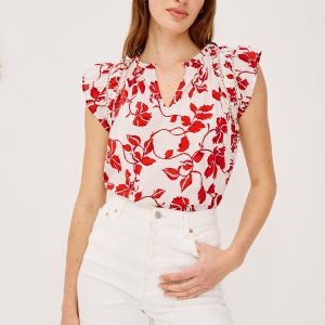 ALLEA TOP - RED JASMINE