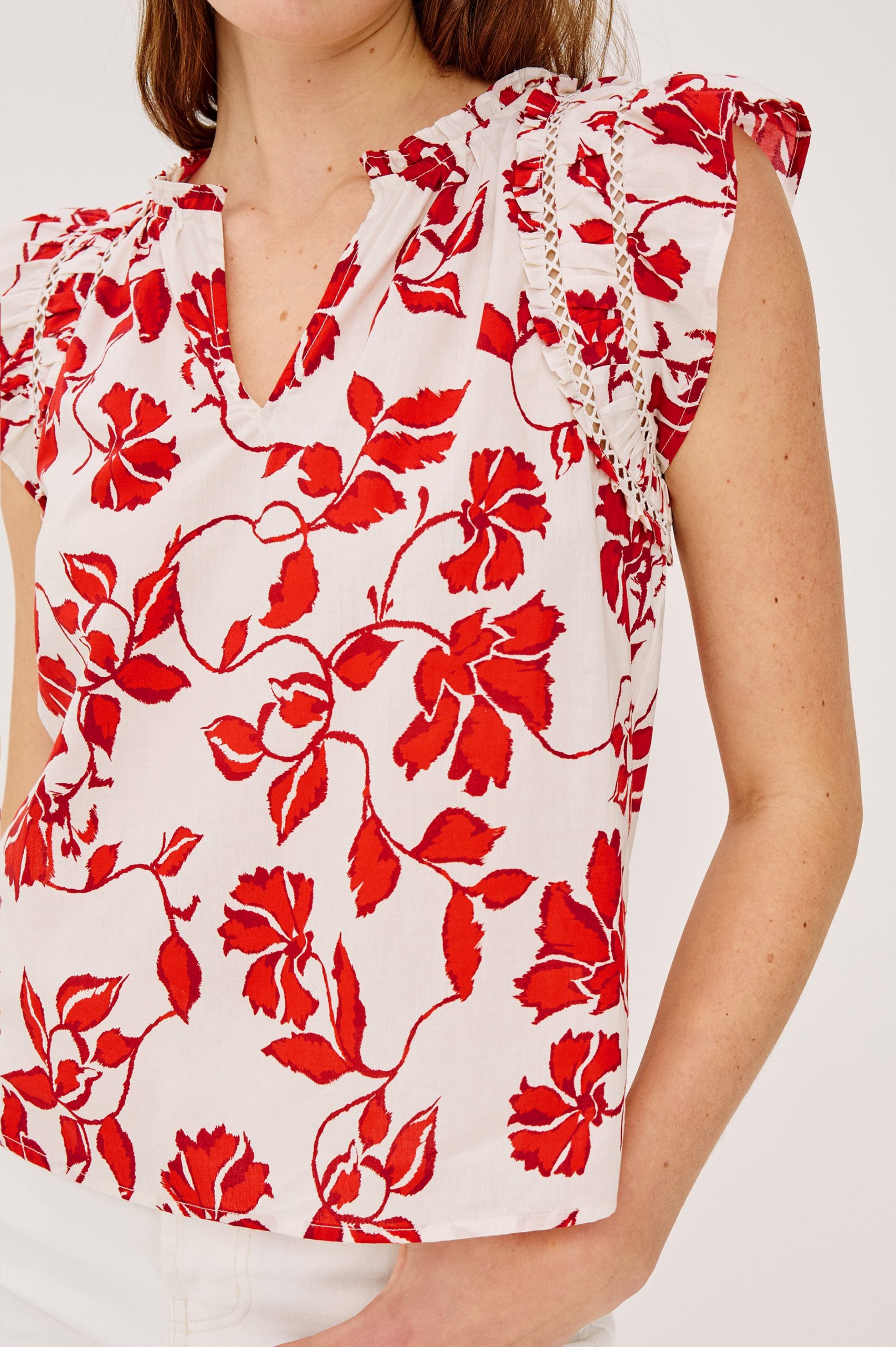 ALLEA TOP - RED JASMINE - Image 2