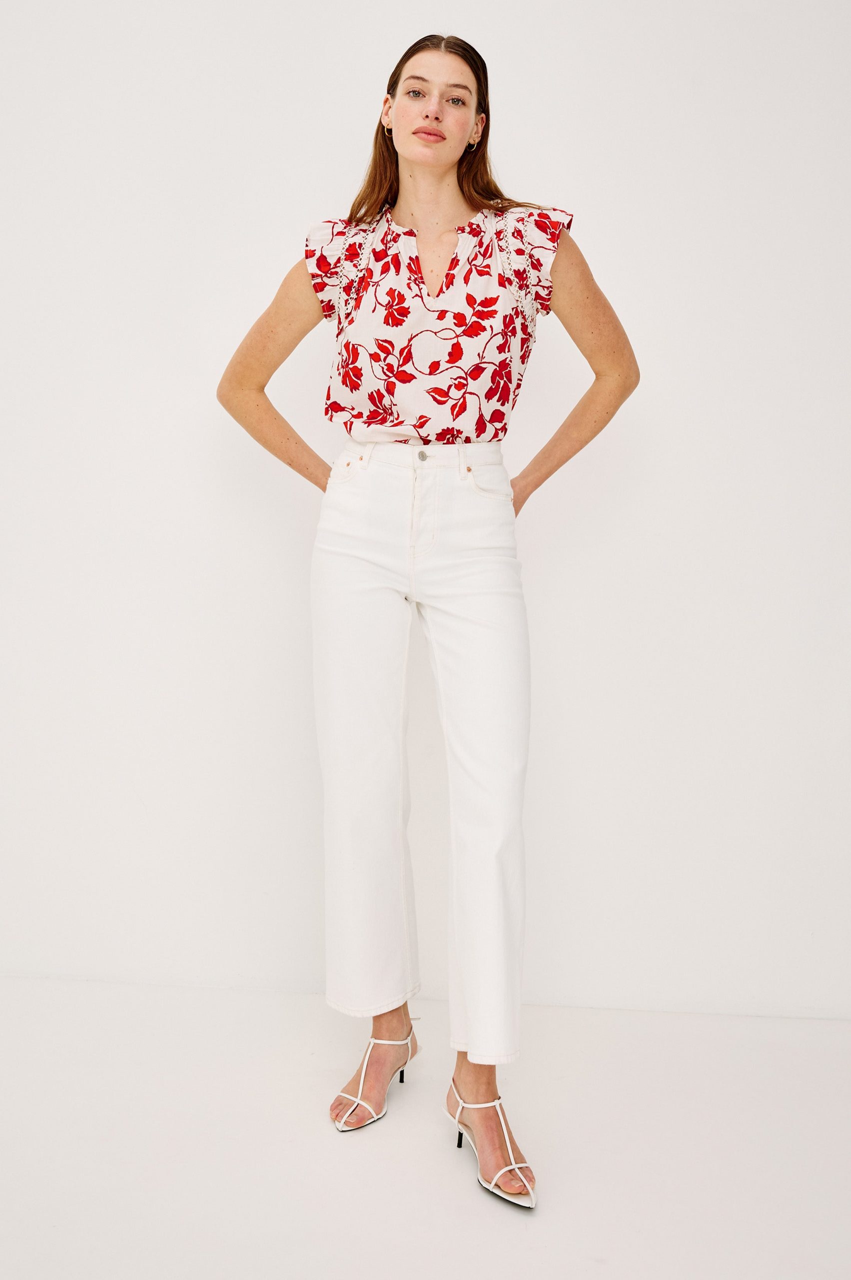 ALLEA TOP - RED JASMINE - Image 3