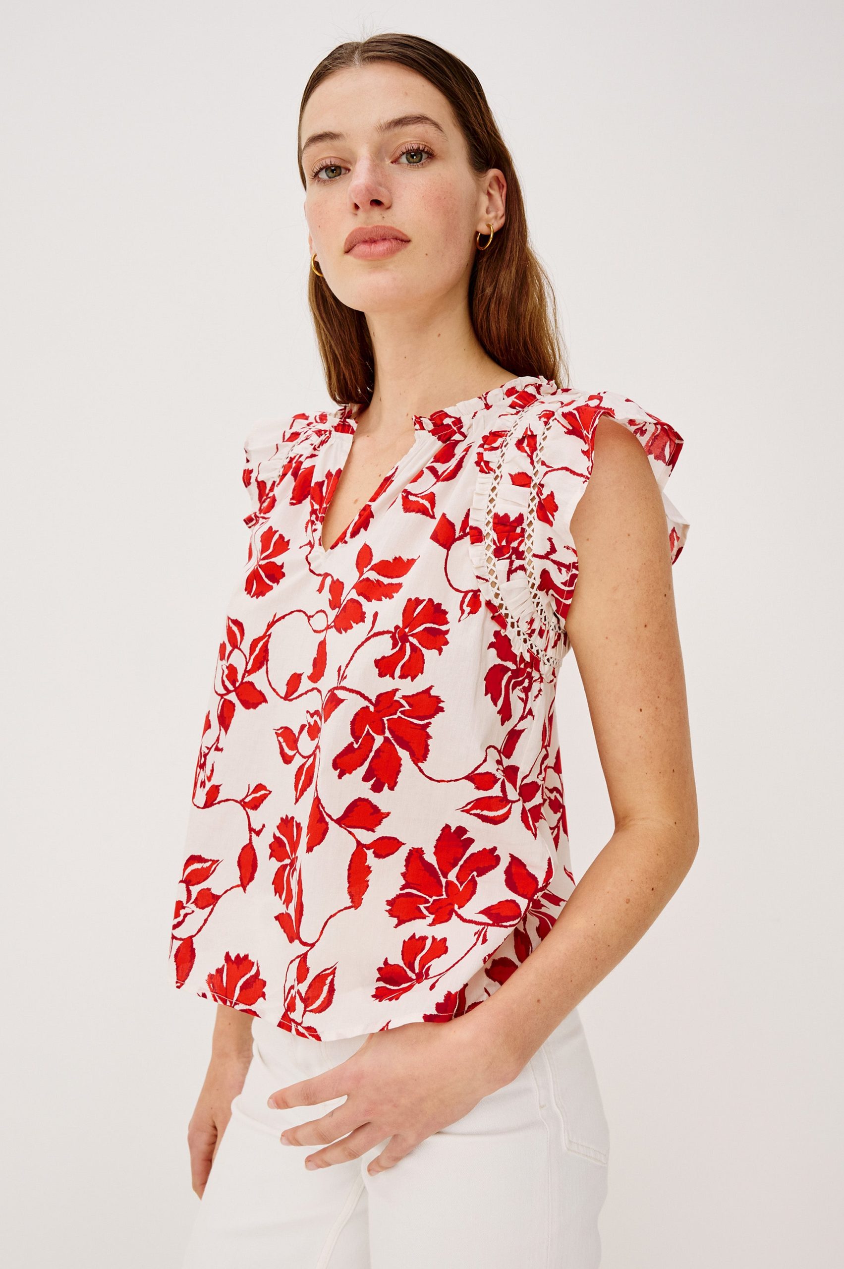 ALLEA TOP - RED JASMINE - Image 4