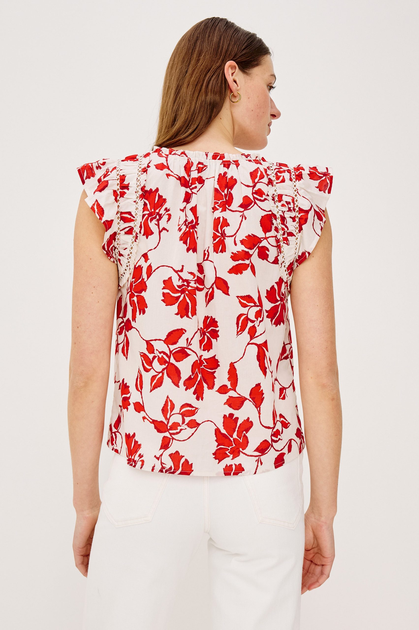 ALLEA TOP - RED JASMINE - Image 5