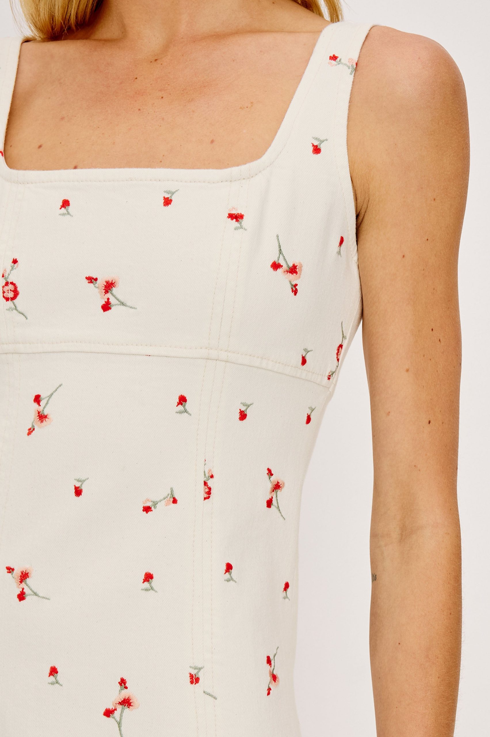 ALTADENA DRESS - ECRU ROMANTIC FLORAL - Image 2