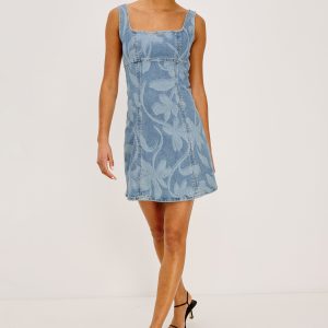 ALTADENA DRESS - FLORAL LASER