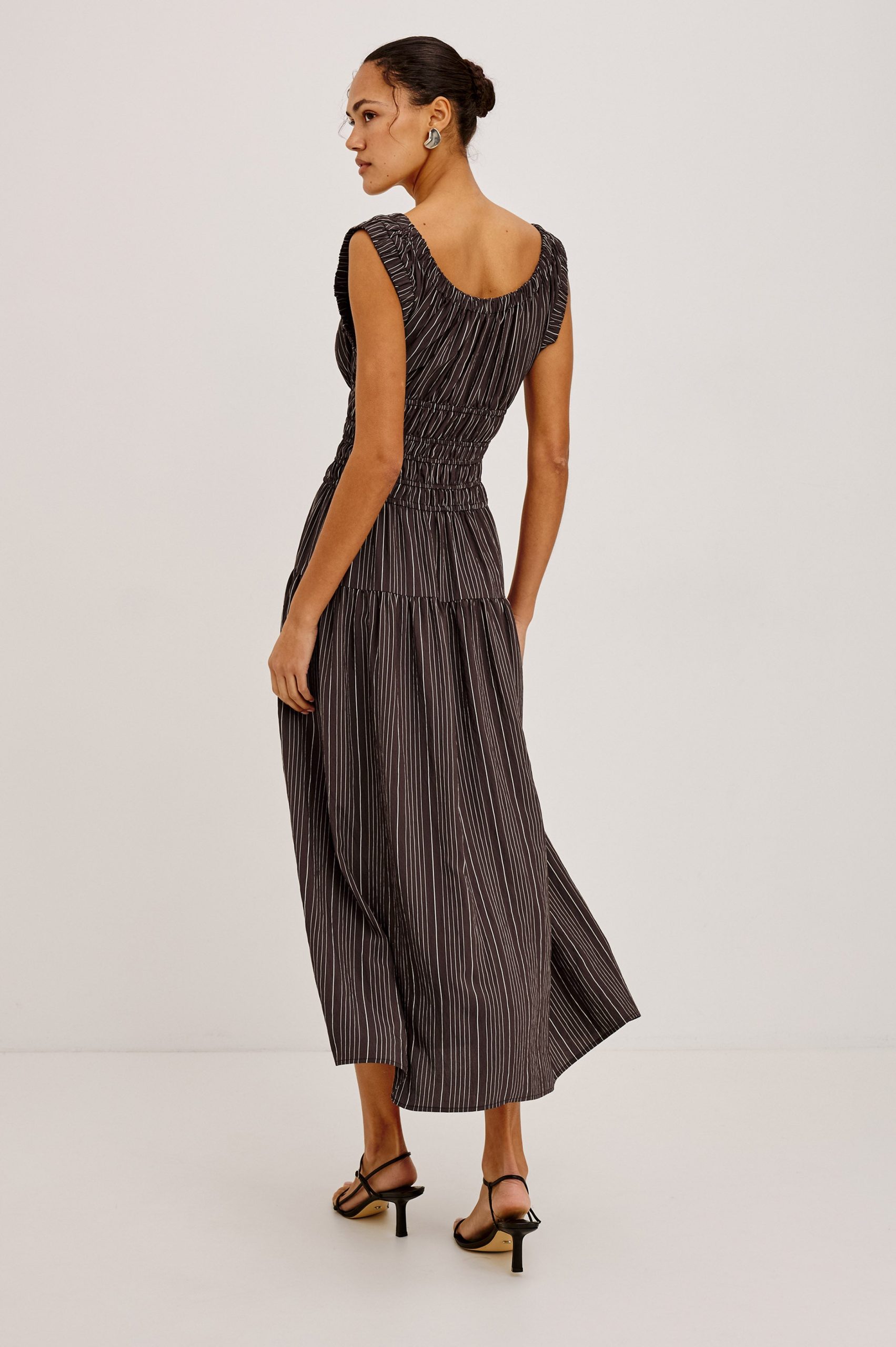 ANASTASIA DRESS - CHICORY STRIPE - Image 5