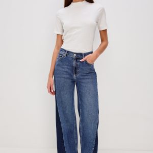 ANGELENO WIDE LEG - INDIGO GROVE GODET