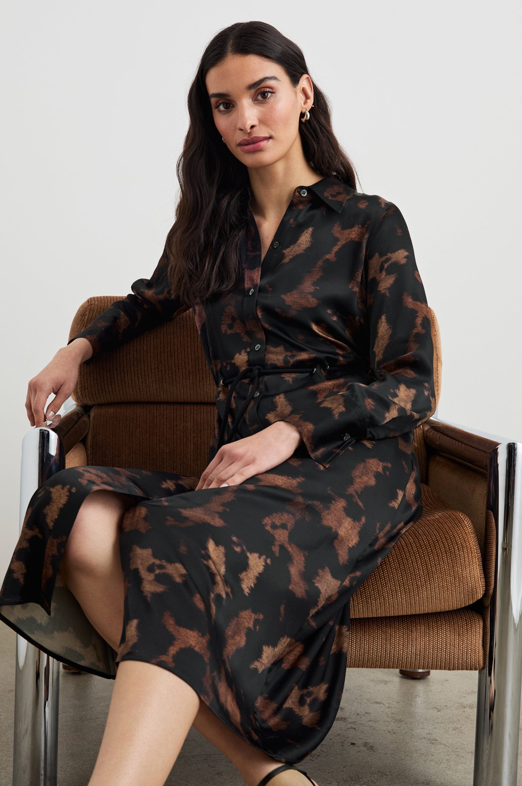 ANINA DRESS - DIFFUSED SANDSTONE - Image 4