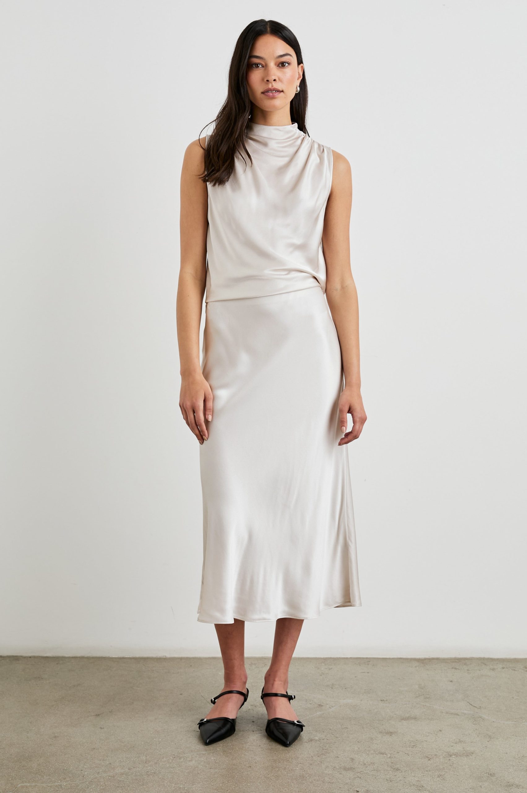 ANYA SKIRT - IVORY - Image 4