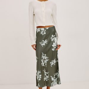 ANYA SKIRT - LACE FLORAL