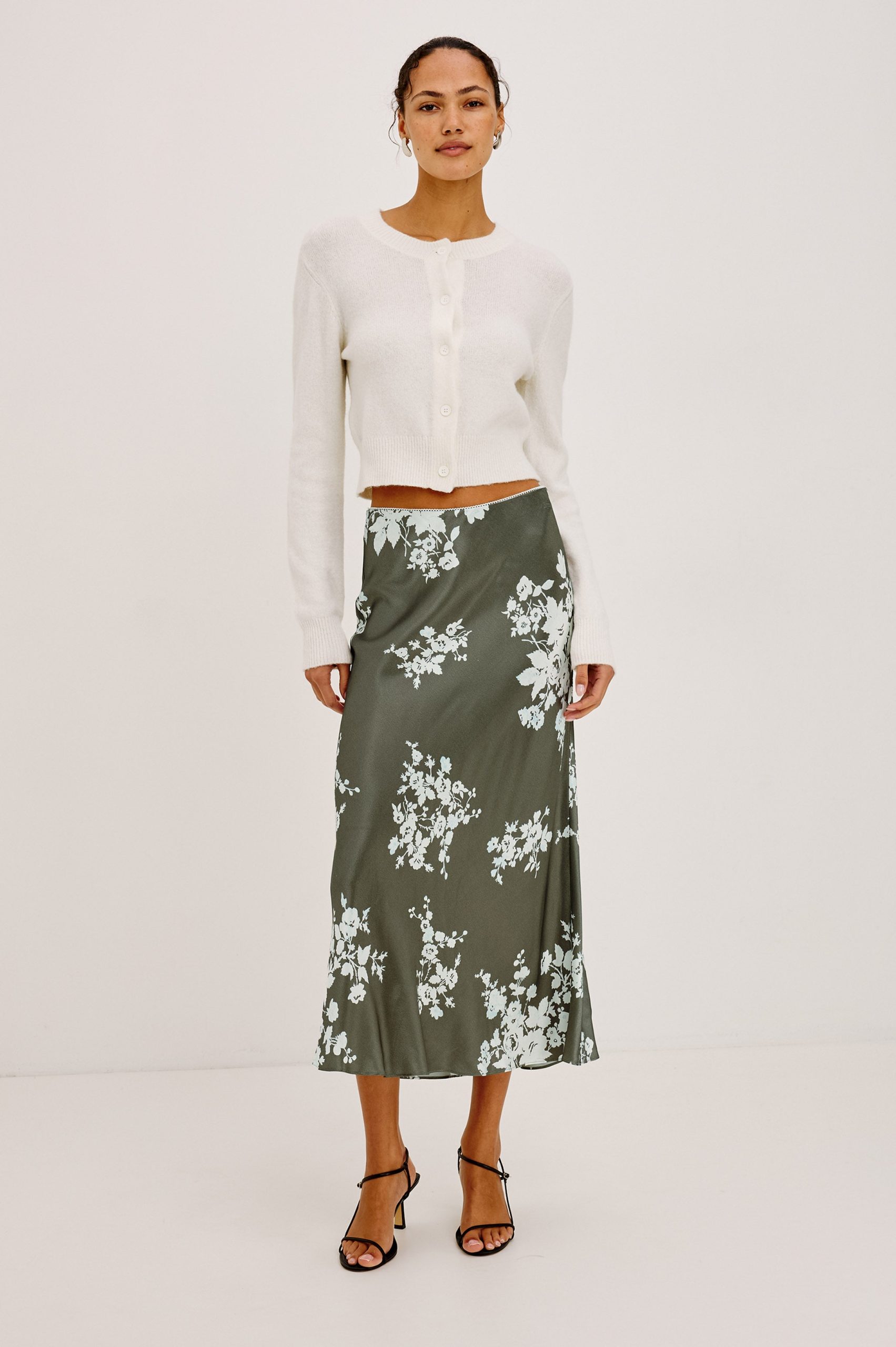ANYA SKIRT - LACE FLORAL - Image 3