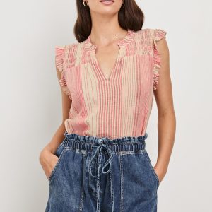 ARLENE TOP - SALERNO STRIPE