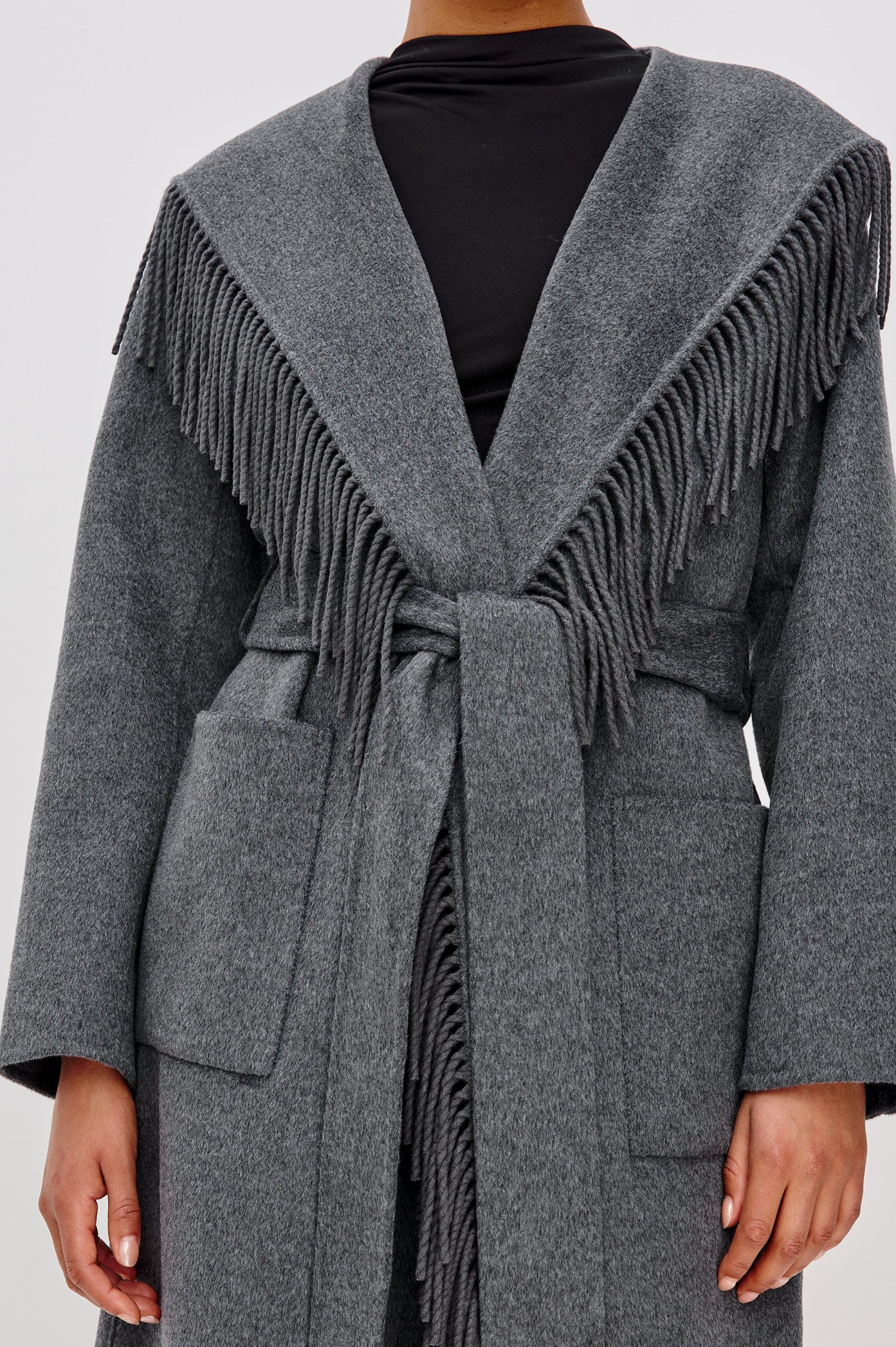 ARLON COAT - HEATHER CHARCOAL - Image 2