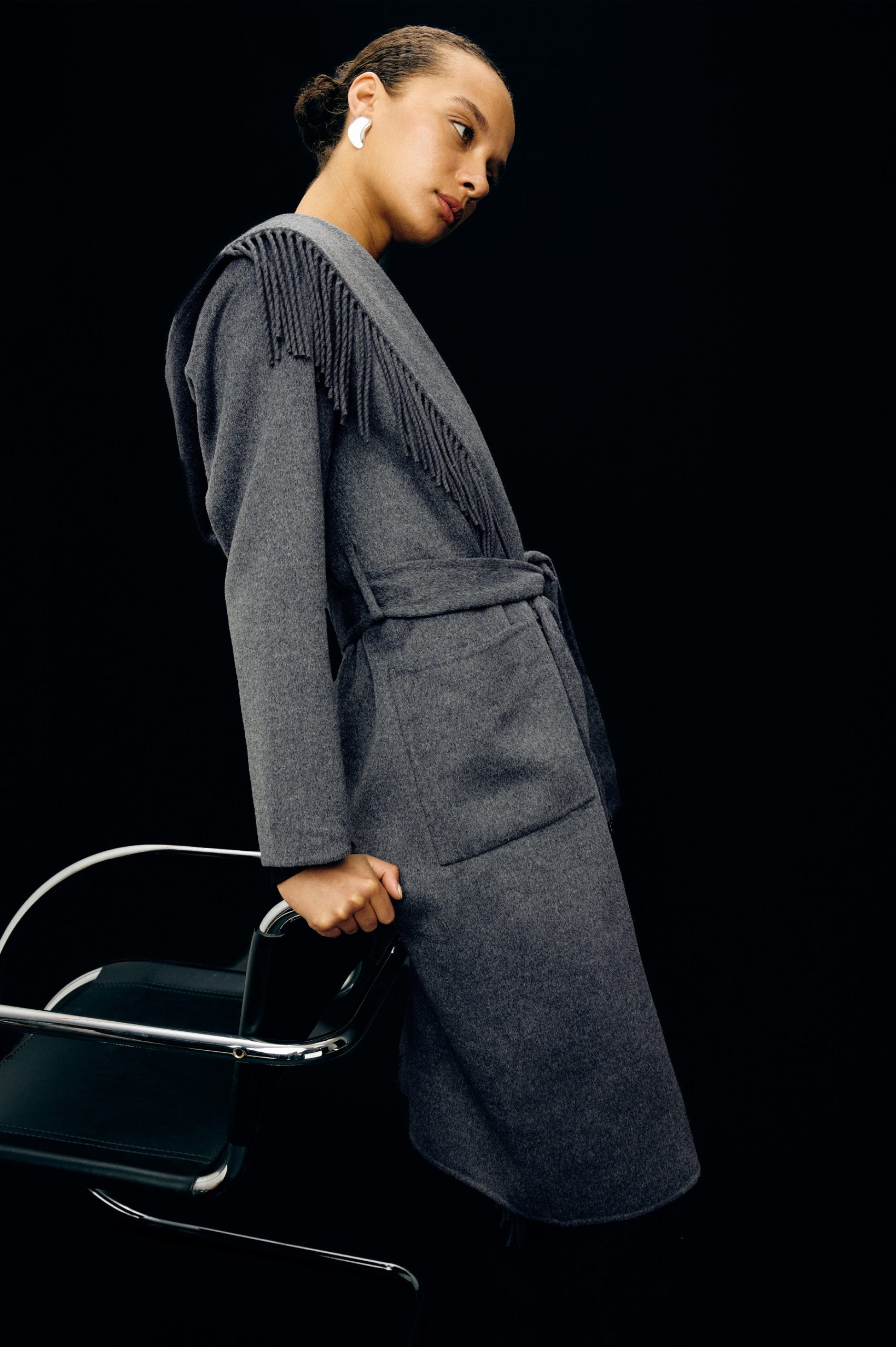 ARLON COAT - HEATHER CHARCOAL - Image 4