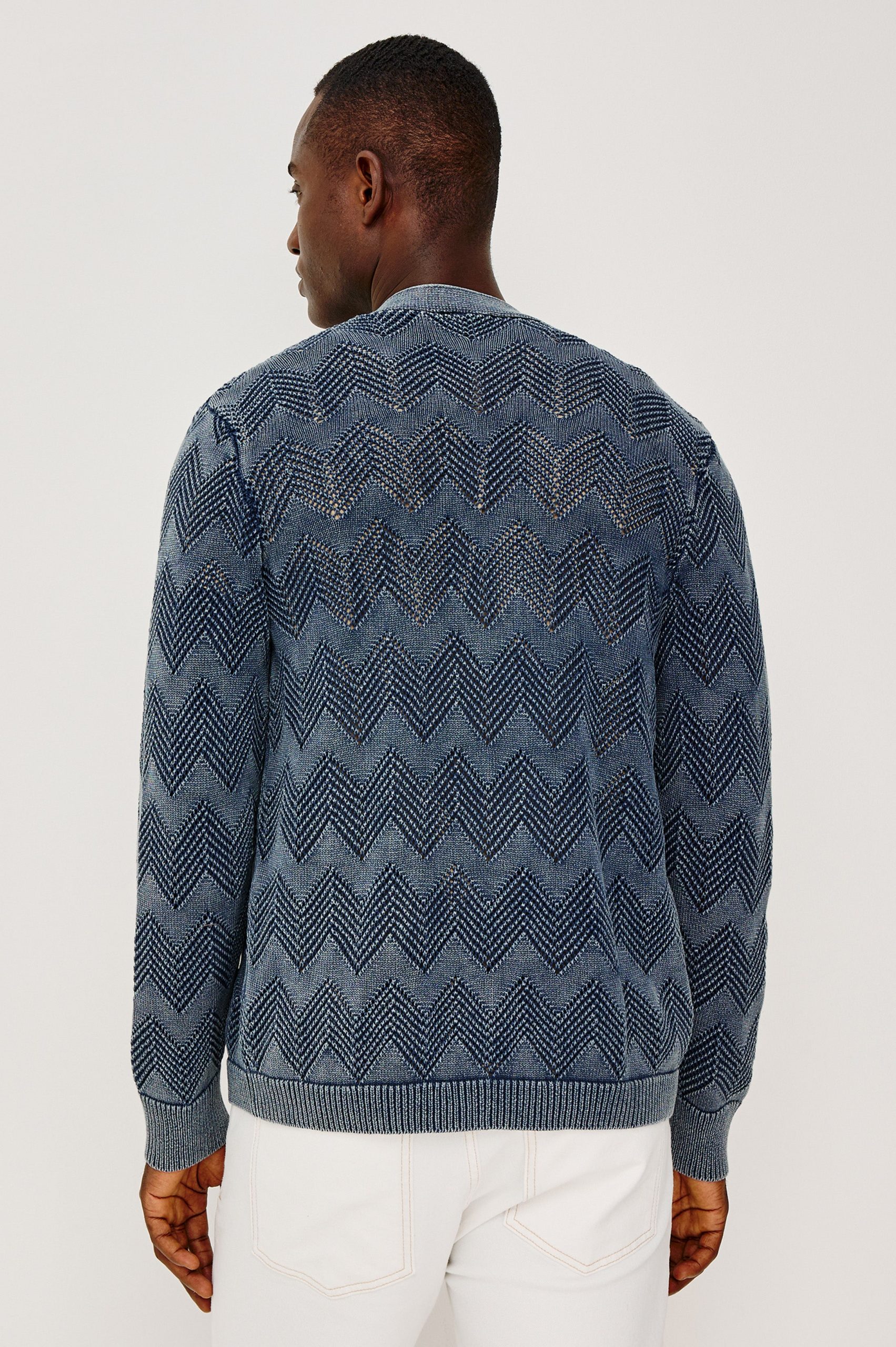 ASHE CARDIGAN - SUNFADED NAVY - Image 5