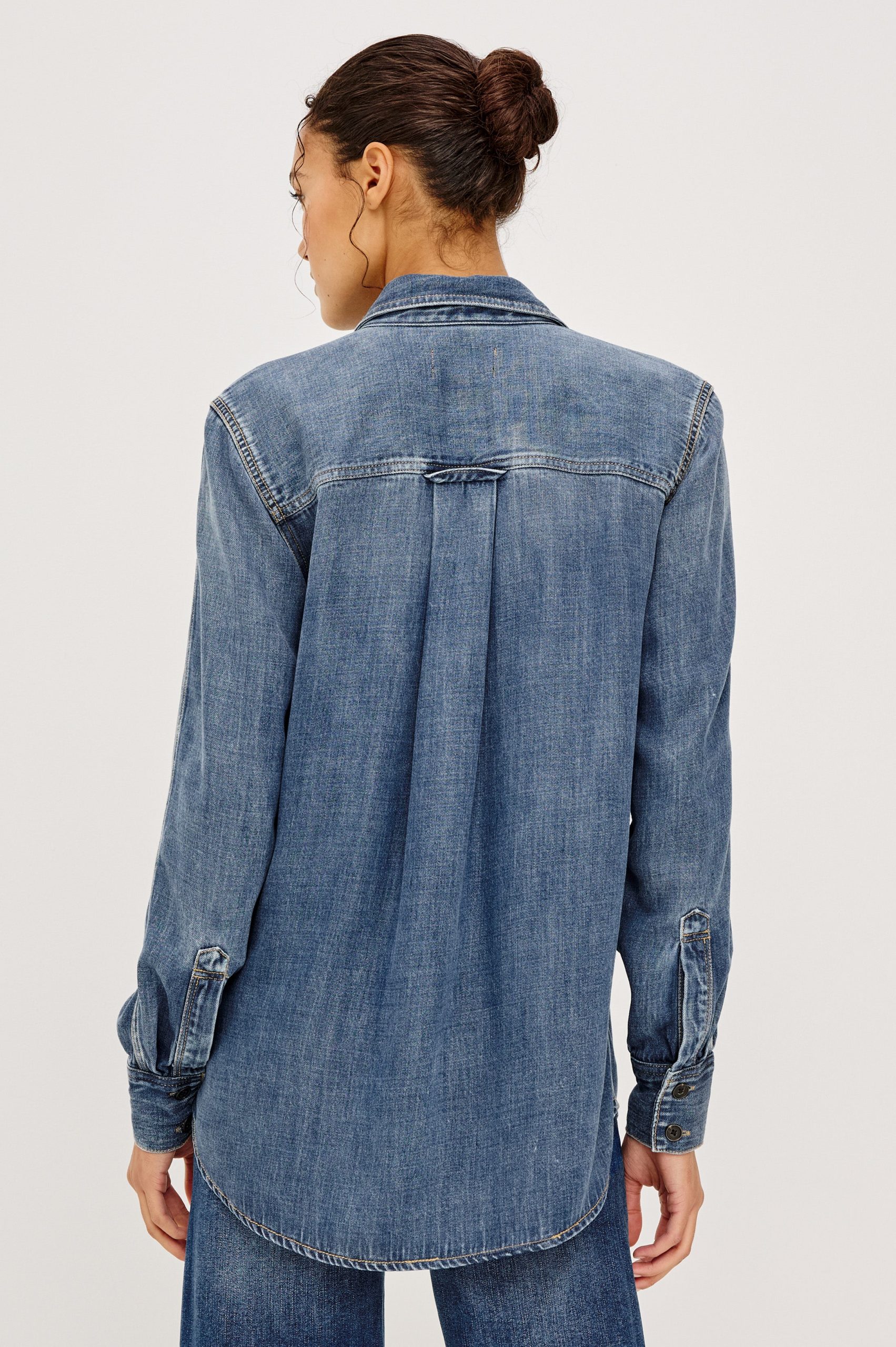 ATTICUS SHIRT - ANTIQUE BLUE - Image 5