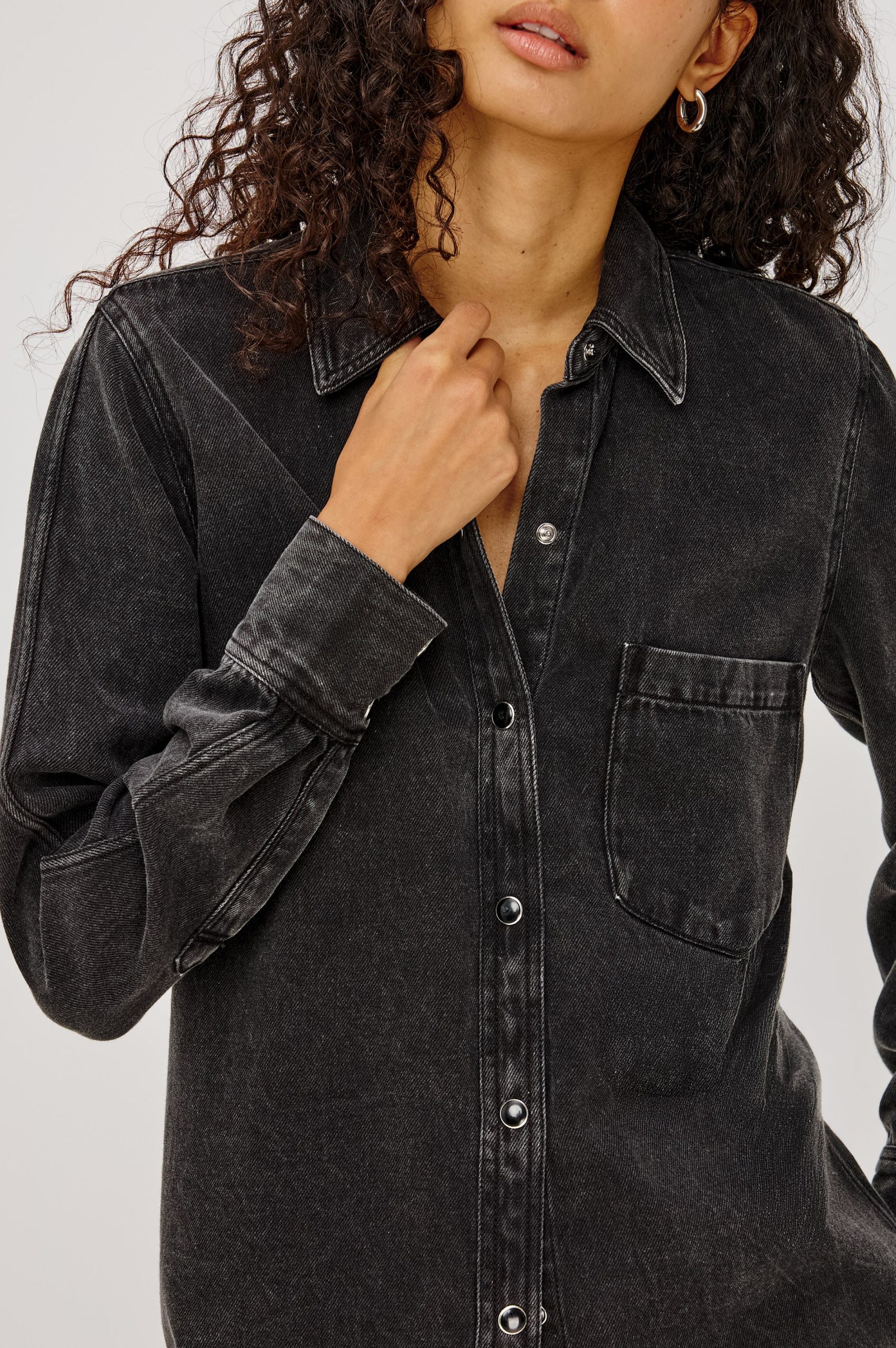 ATTICUS SHIRT - WASHED BLACK - Image 2