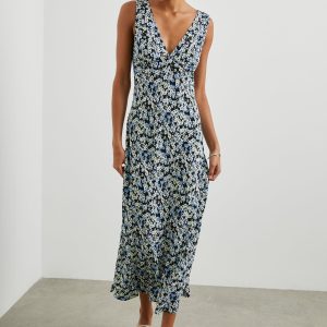 AUDRINA DRESS - MIDNIGHT MEADOW FLORAL