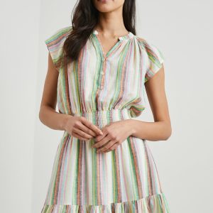 AUGUSTINE DRESS - PALAIS STRIPE