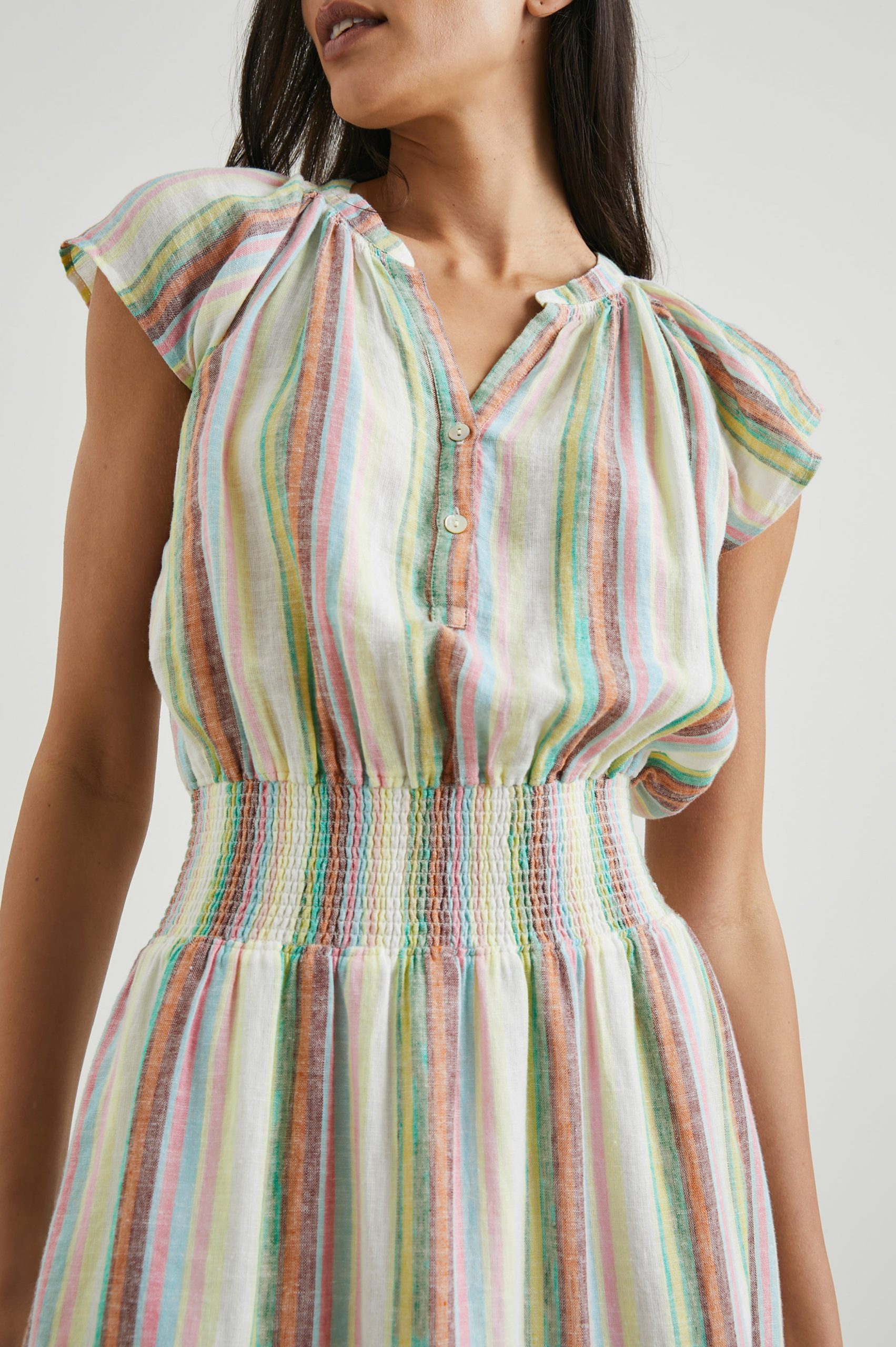 AUGUSTINE DRESS - PALAIS STRIPE - Image 2