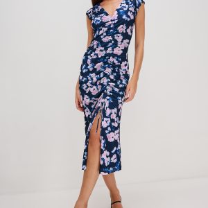 AUREN DRESS - MIDNIGHT PEONY