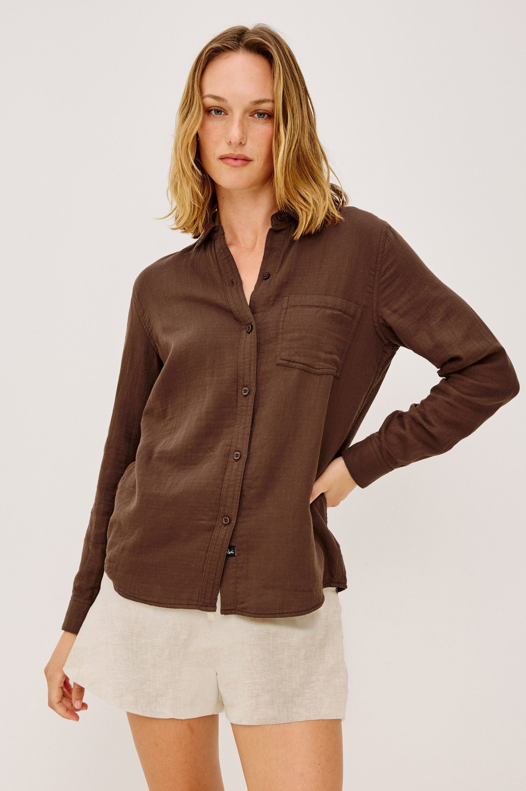 AUSTIN SHORT - HEATHERED FLAX