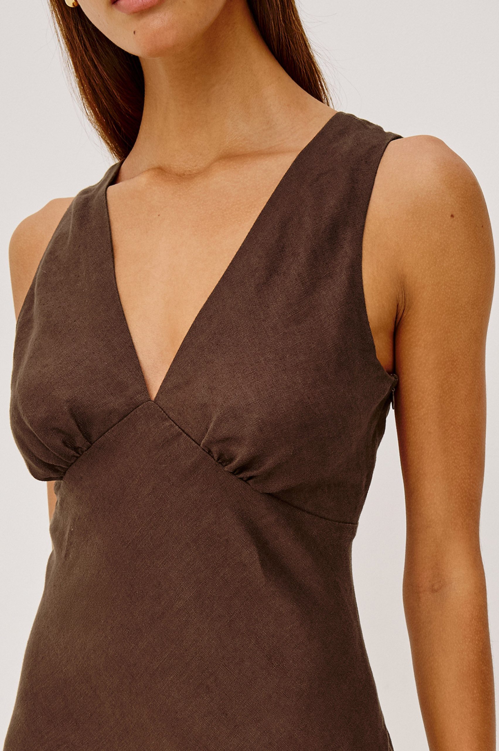 AVIANNA DRESS - ESPRESSO - Image 2