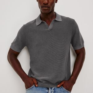 BAKER POLO SHIRT - SUNFADED BLACK