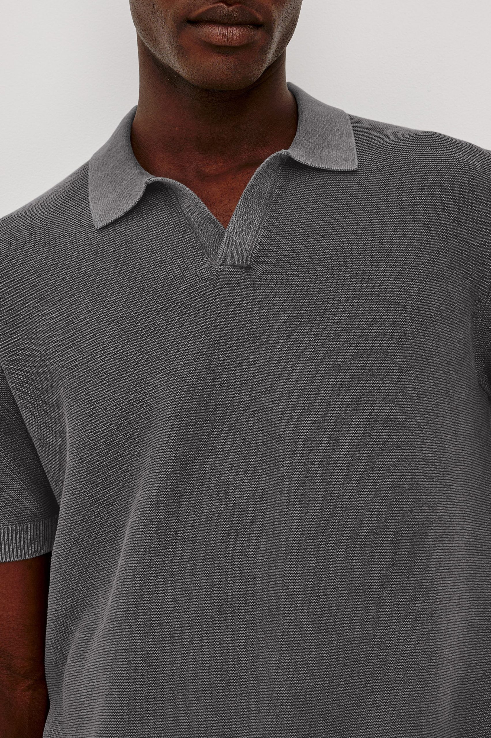 BAKER POLO SHIRT - SUNFADED BLACK - Image 2