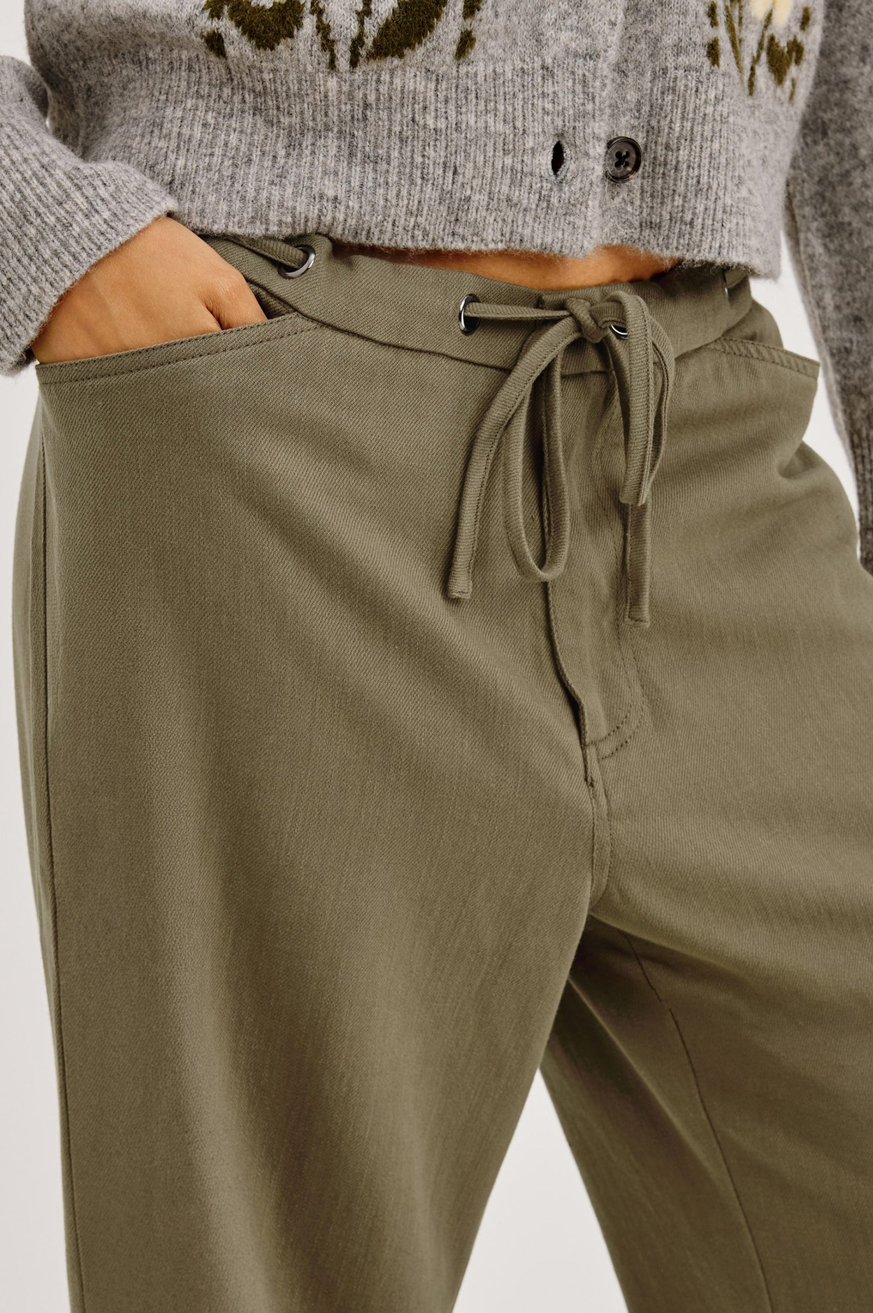 BARRY PANT - OLIVE - Image 2