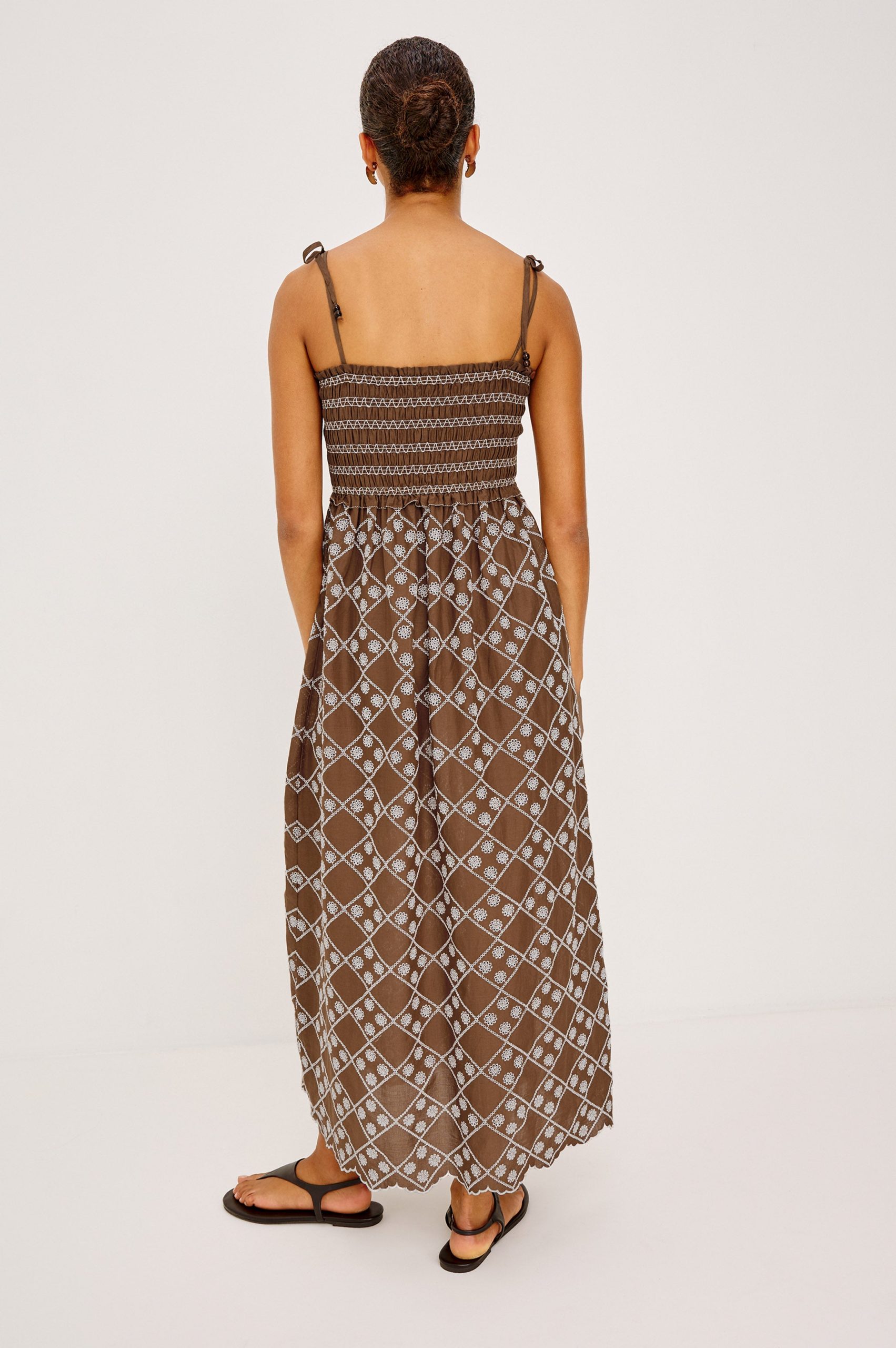 BECCA DRESS - COCOA DAISY EMBROIDERY - Image 4
