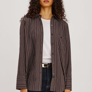 BECK SHIRT - CHICORY STRIPE