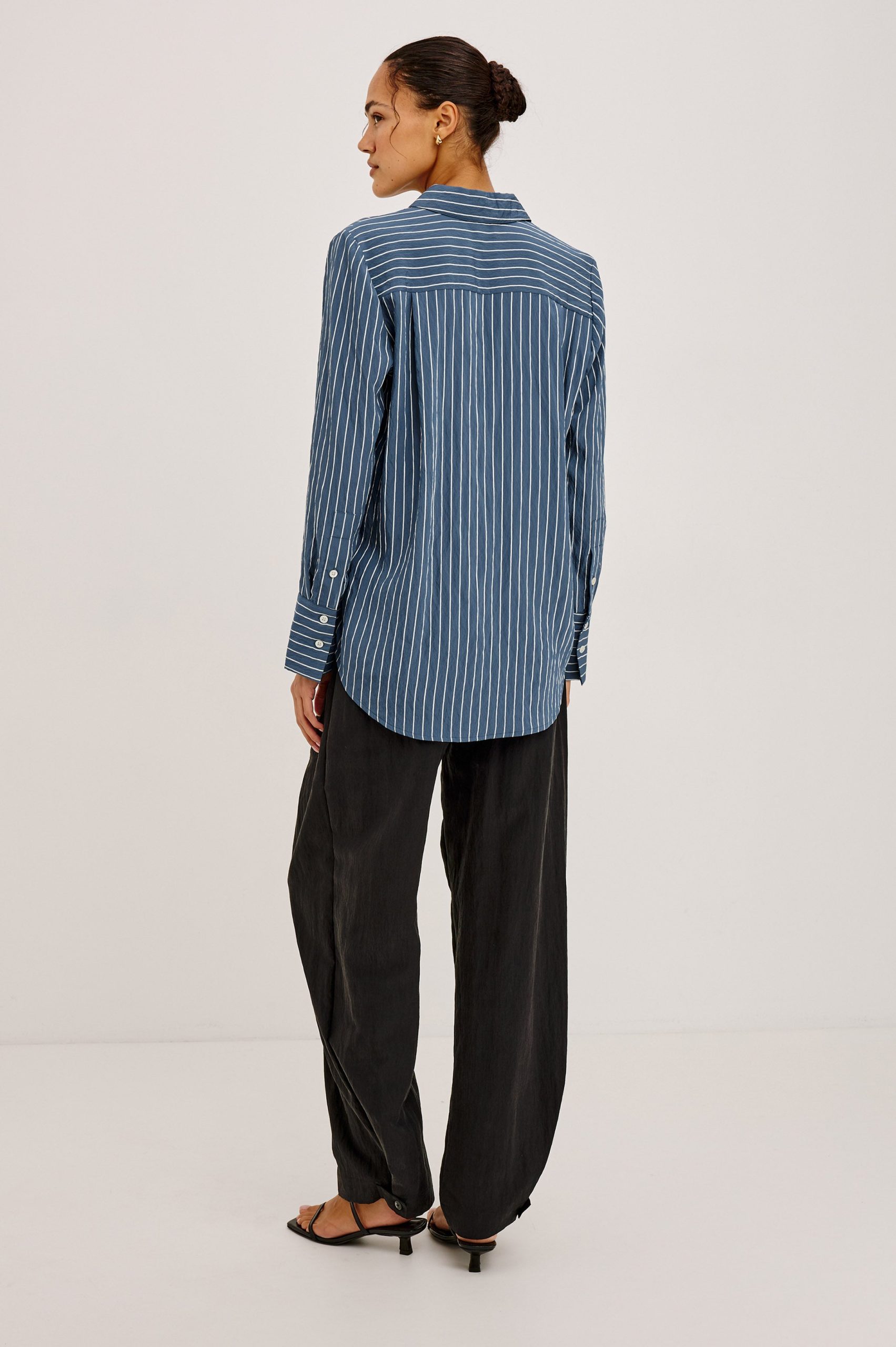 BECK SHIRT - WASHED INDIGO STRIPE - Image 5