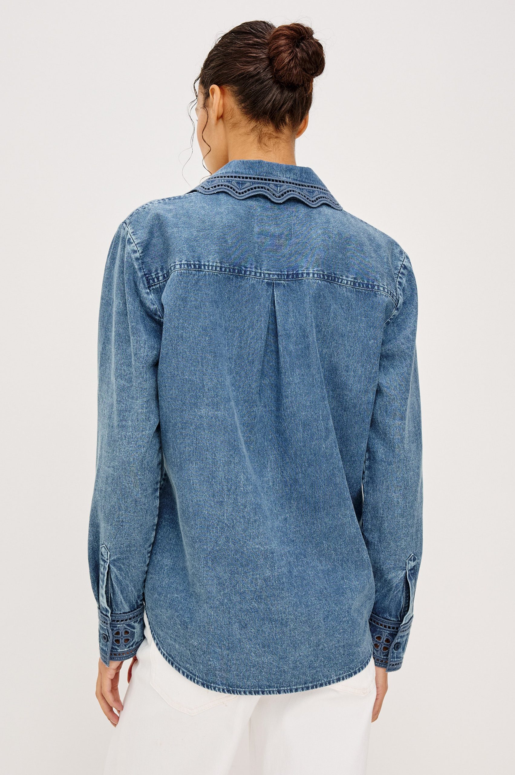 BETHANY SHIRT - ANTIQUE BLUE - Image 5