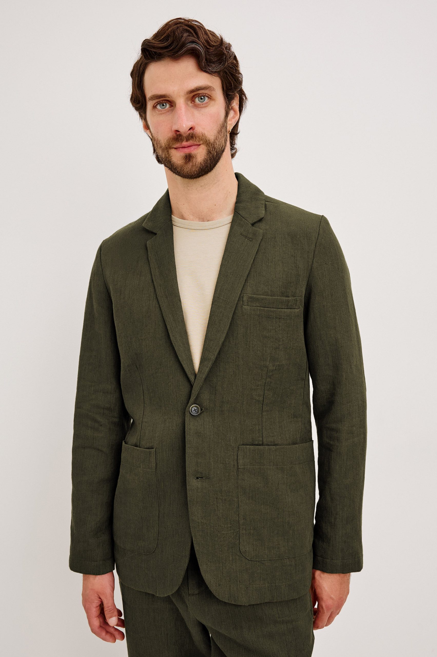 BOND BLAZER - DEEP OLIVE