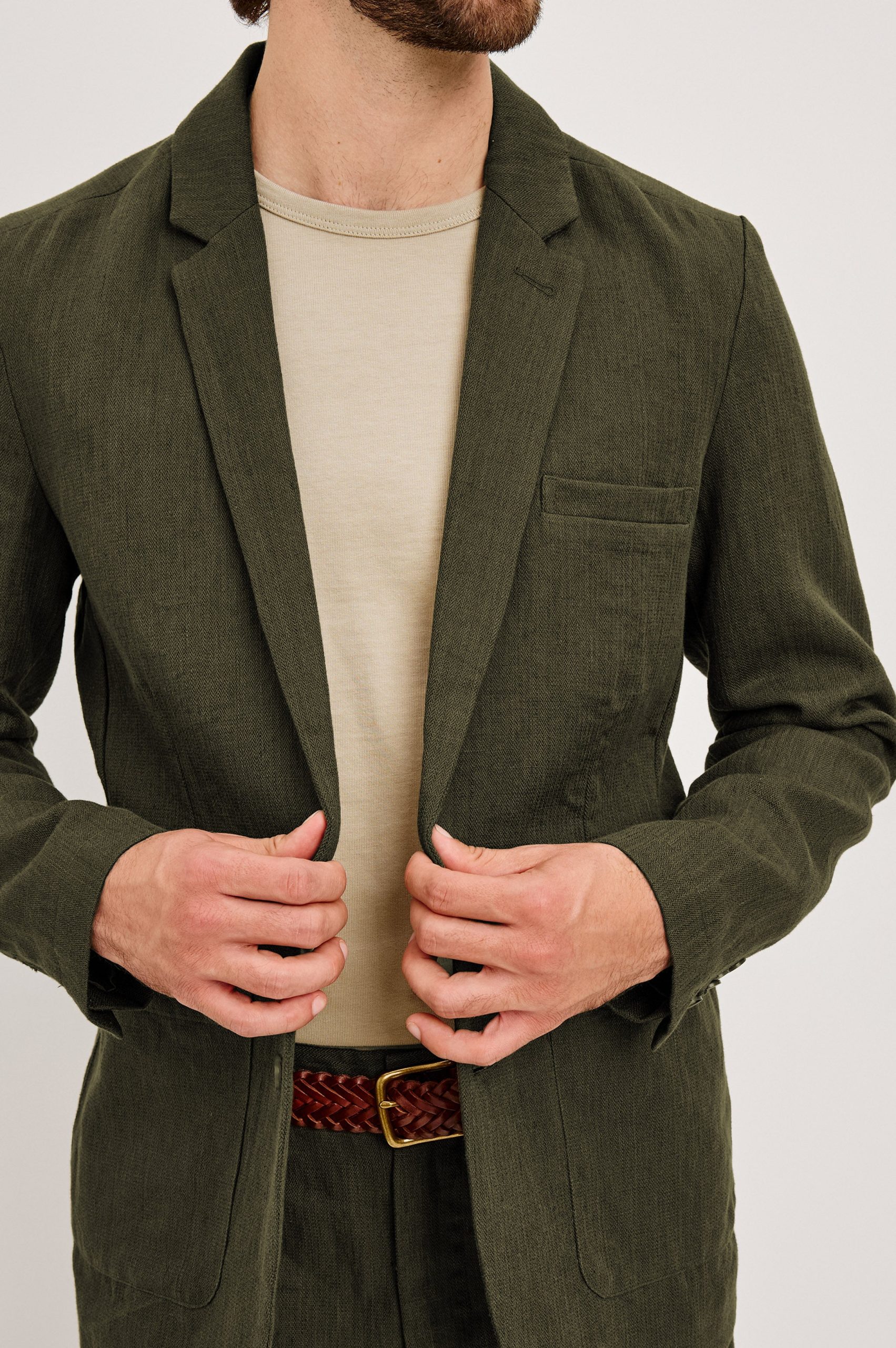 BOND BLAZER - DEEP OLIVE - Image 3