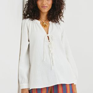 BRIELLE TOP - WHITE