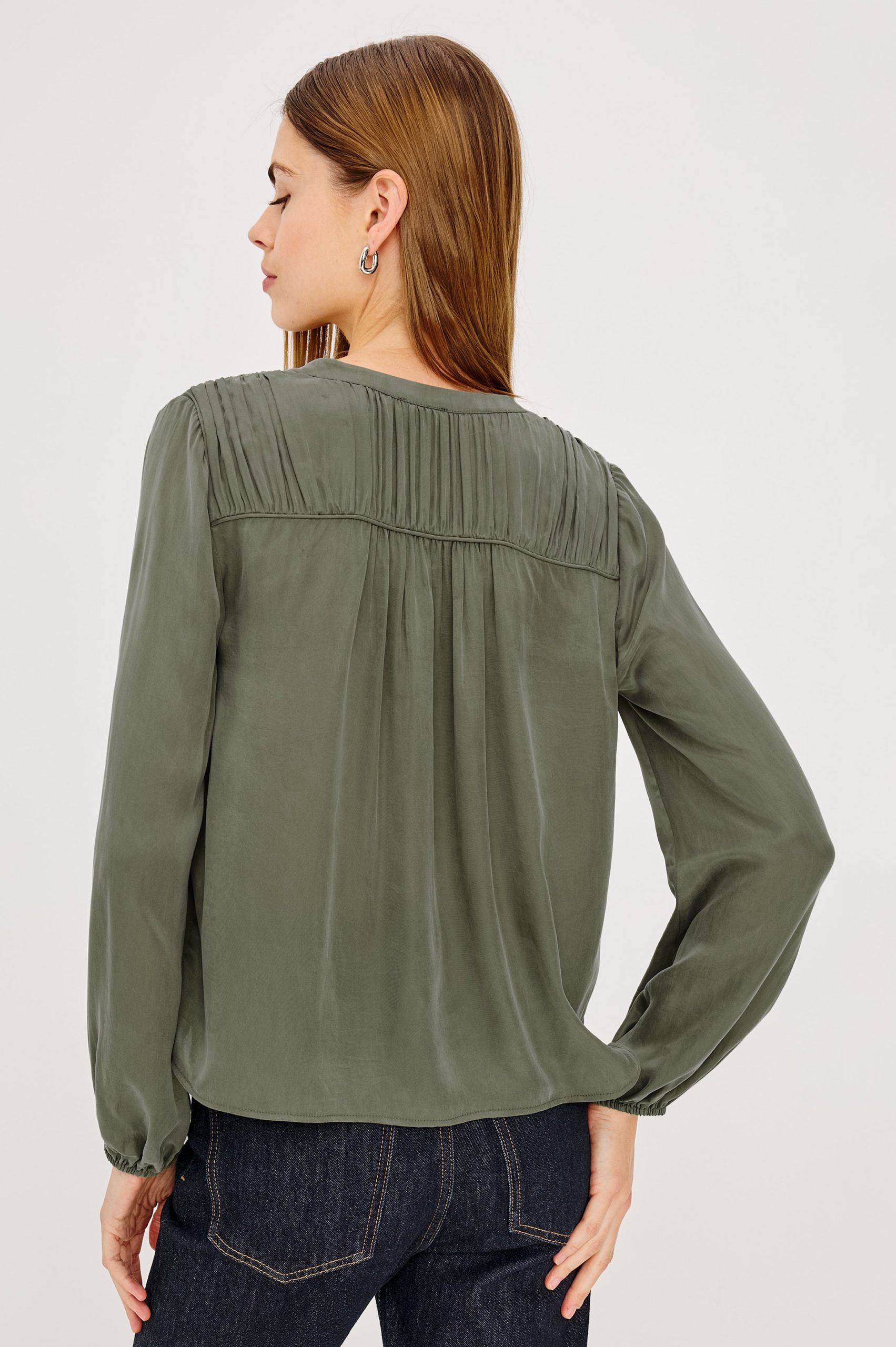 CADENCE SHIRT - WASHED OLIVE - Image 5