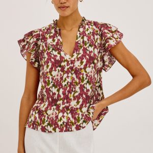 CALISTA TOP - CARDINAL FLORAL