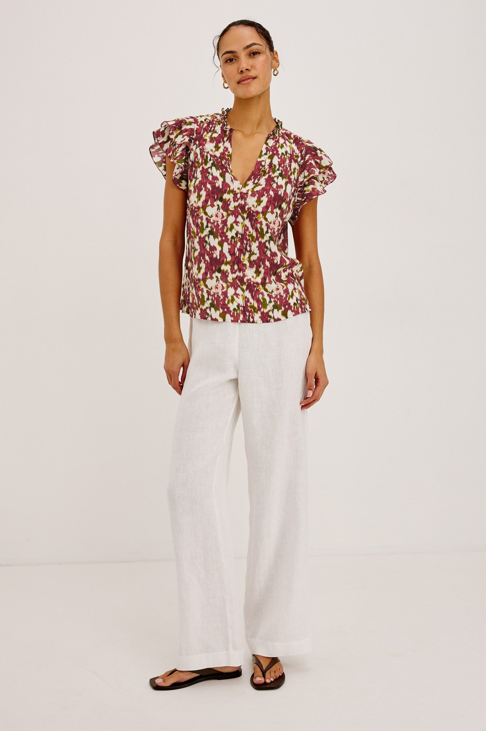 CALISTA TOP - CARDINAL FLORAL - Image 3