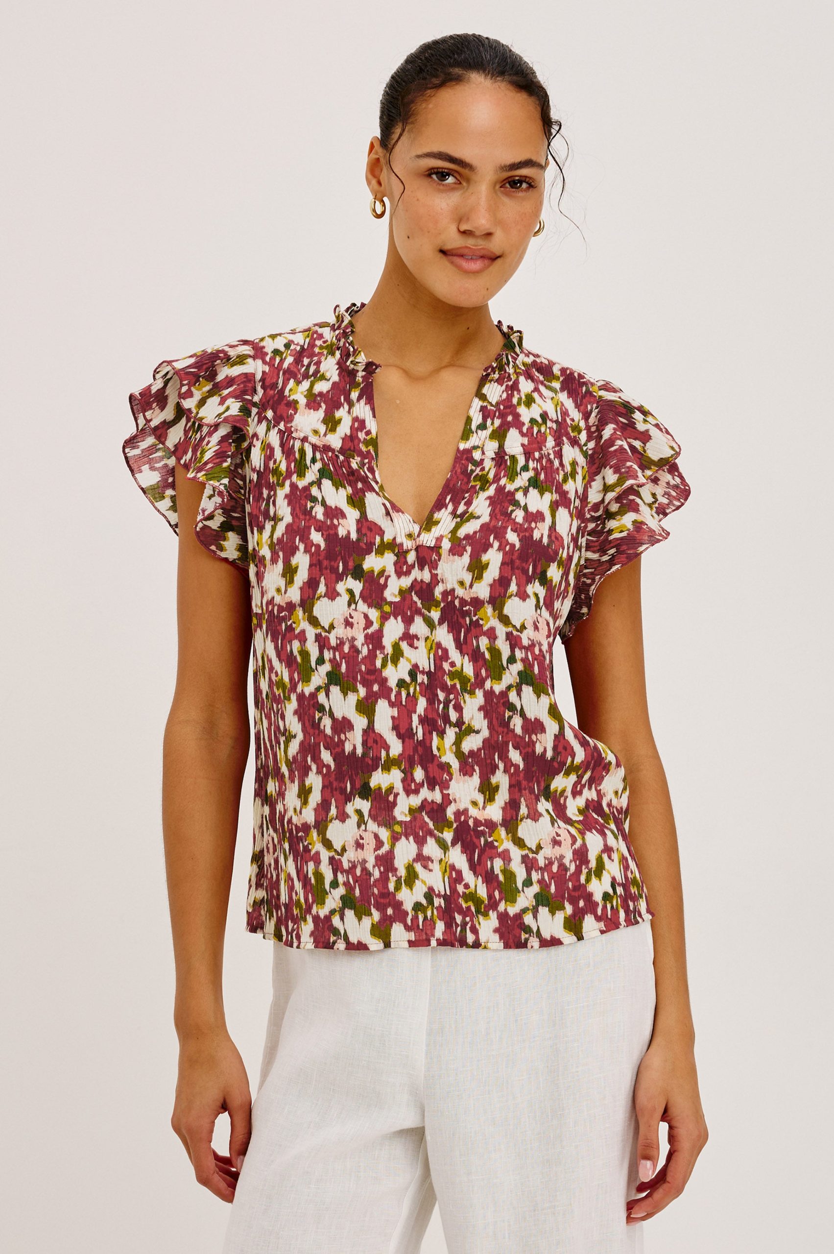 CALISTA TOP - CARDINAL FLORAL - Image 4
