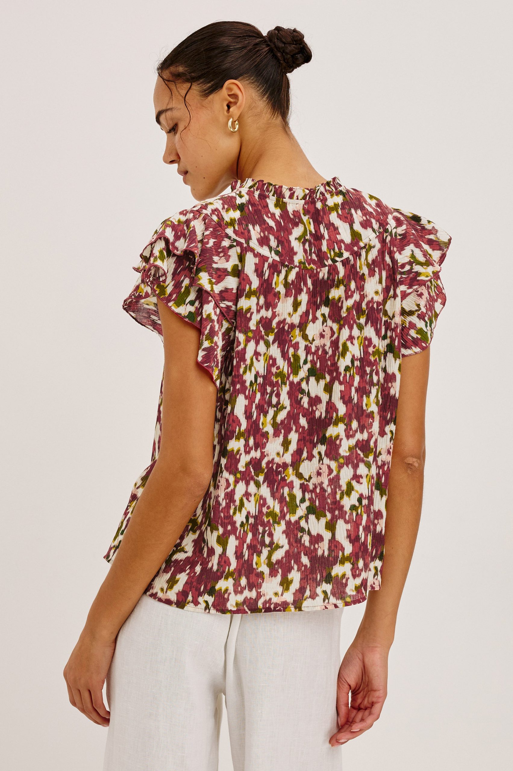 CALISTA TOP - CARDINAL FLORAL - Image 5