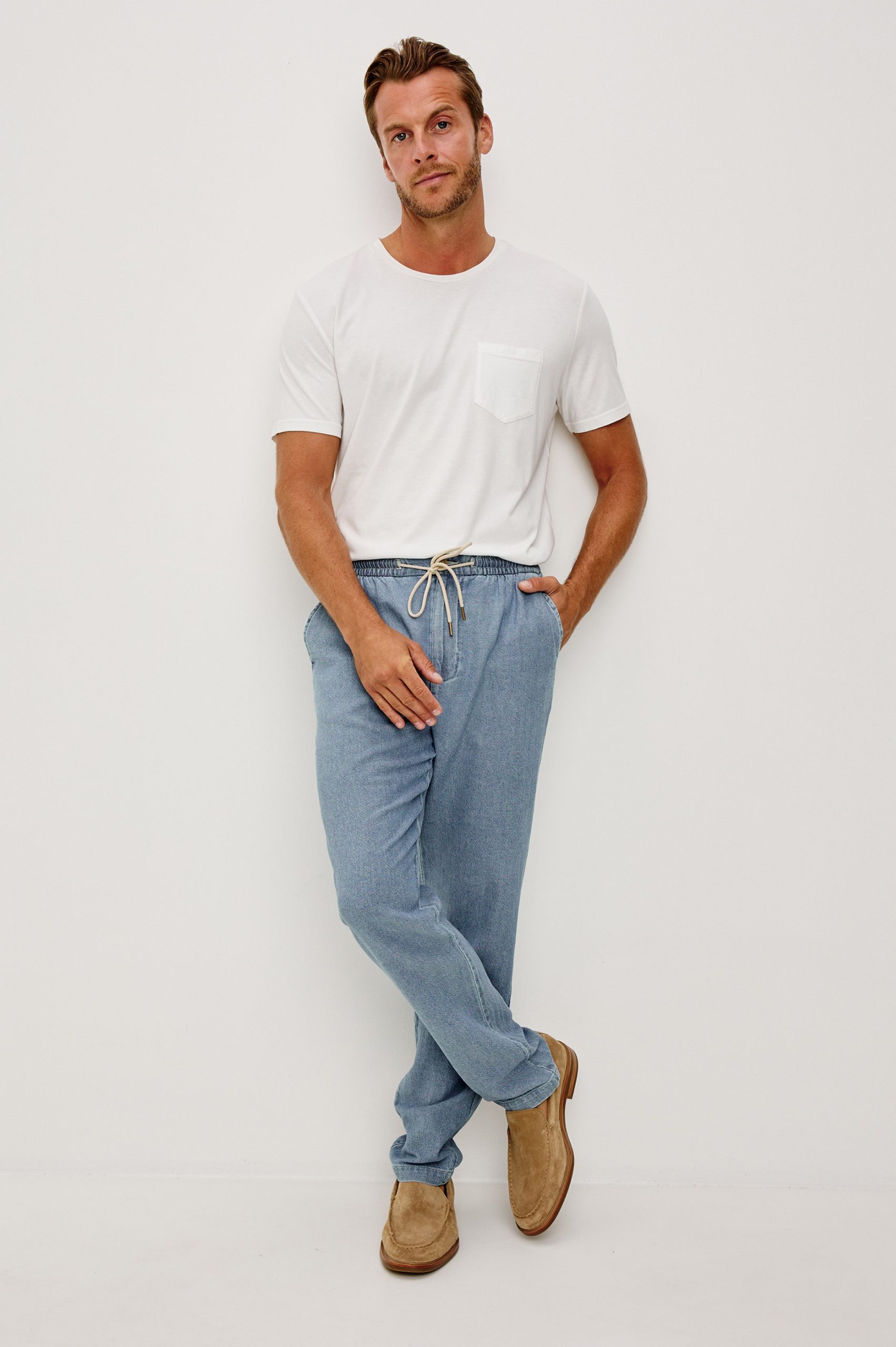 CALLUM PANT - MEDIUM WASH INDIGO - Image 3