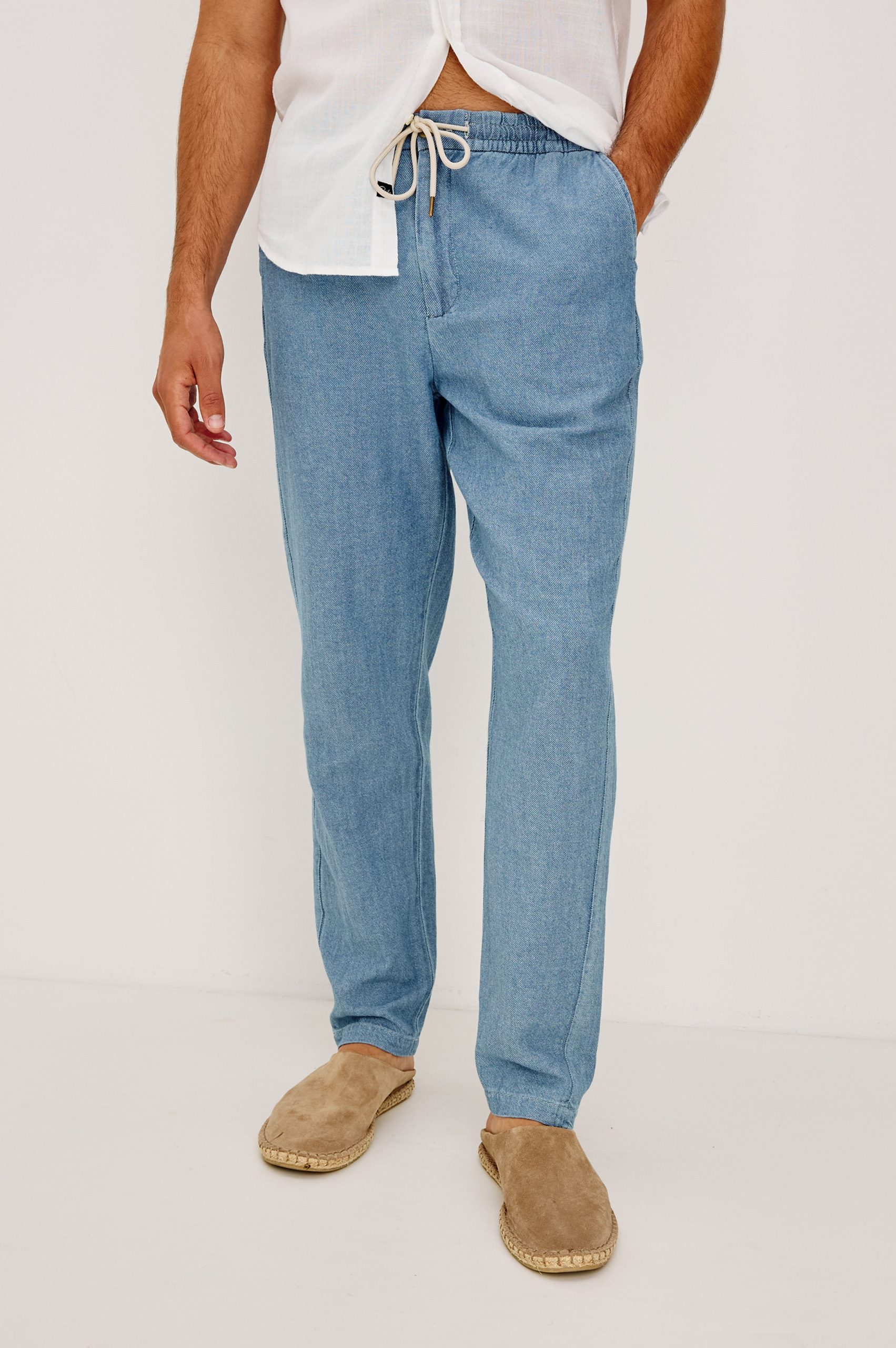 CALLUM PANT - MEDIUM WASH INDIGO
